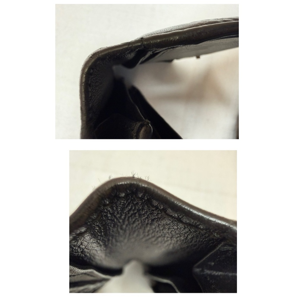 Gucci Black Guccissima Leather Continental Wallet Snap Closure - Picture 3 of 13
